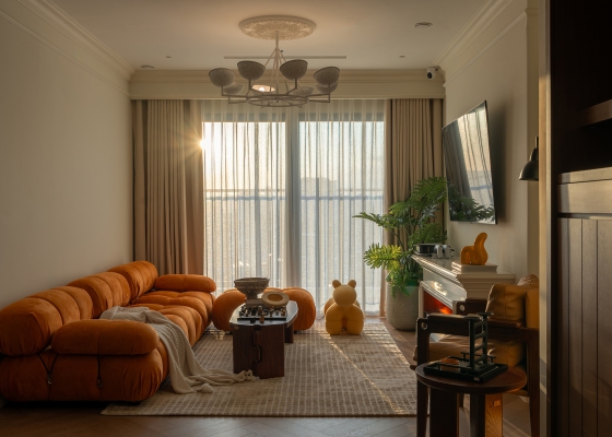 Căn hộ 109 m2 kết hợp nét cổ điển và hiện đại