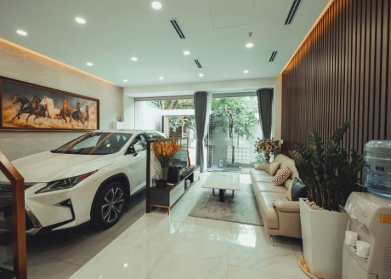 Những lưu ý khi thiết kế gara xe trong nhà phố